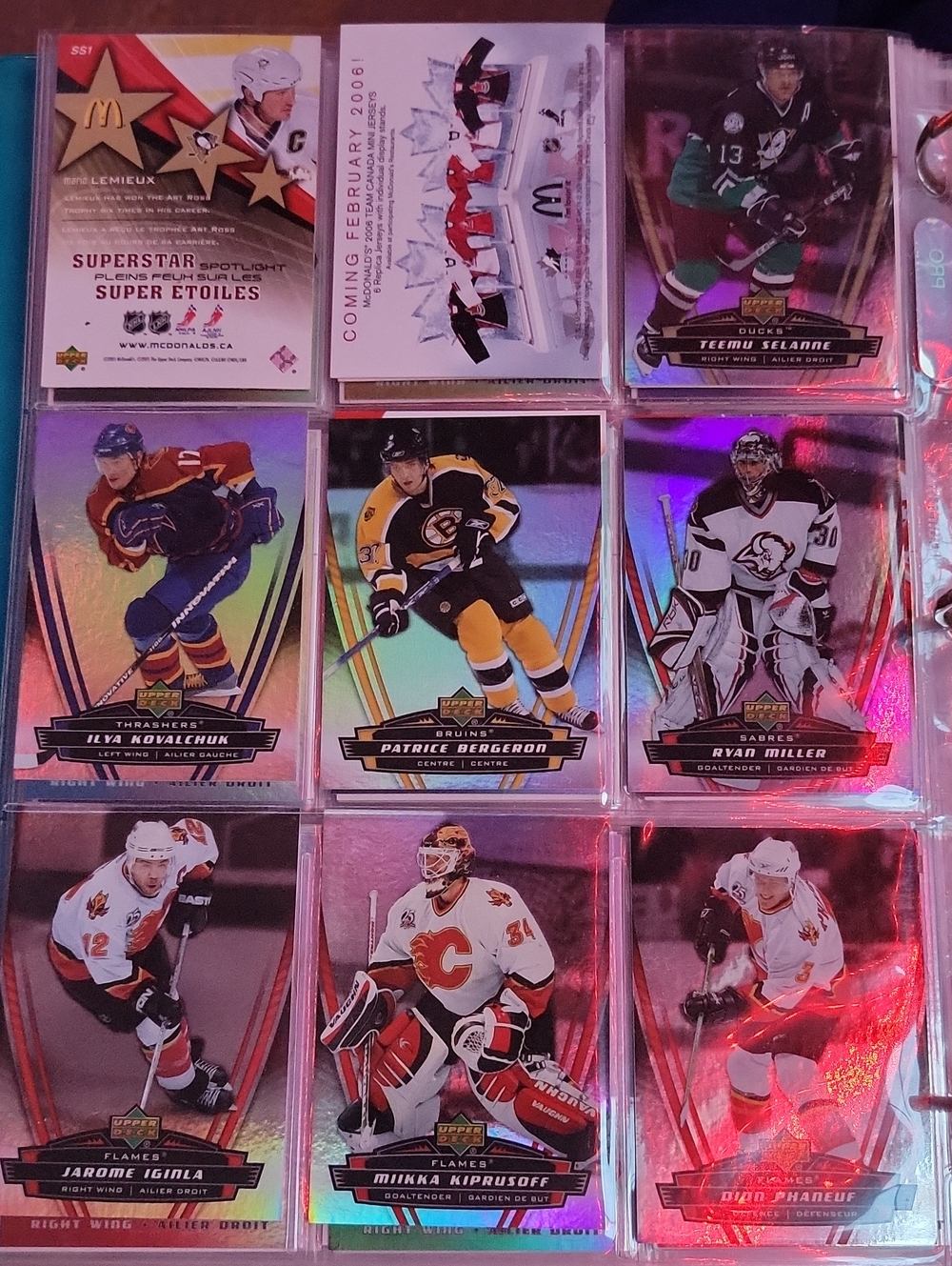 2006 Mcdonalds Hockey Trading Cards - Multi-Team Lot